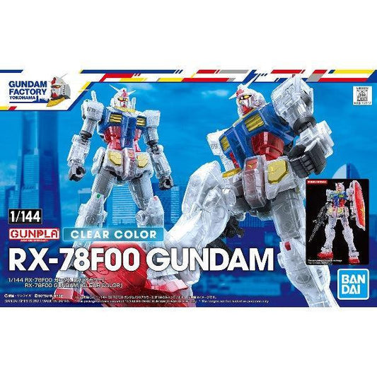 Bandai 1/144 RX-78F00 Gundam [Clear Color] (Gundam Factory Yokohama Exclusive) - Kidultverse