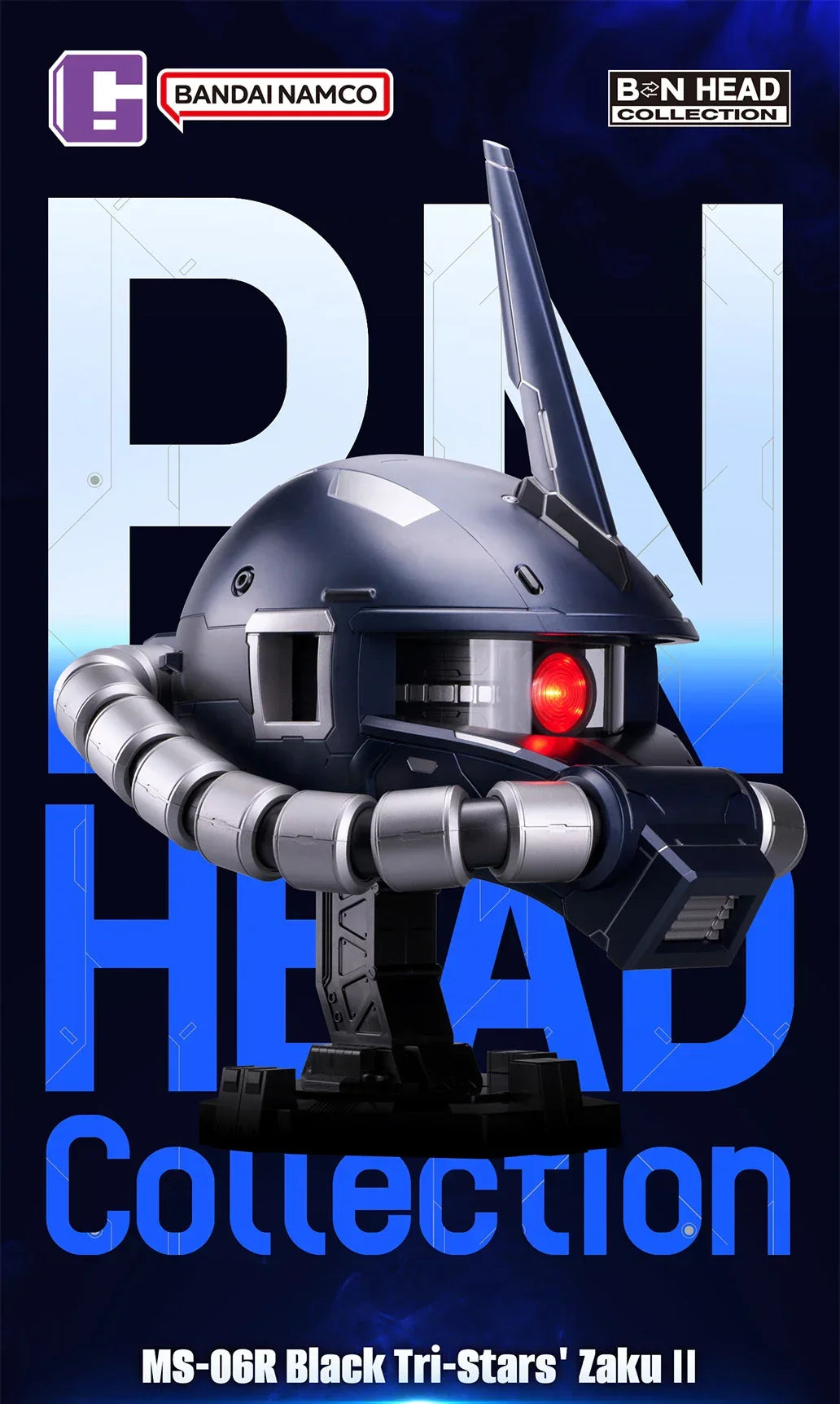 バンダイHEAD MS-06R Black Tri-Stars三連星専用ザクII BN Head Collection Vol.7 MS-06R Black Tri-Stars' Zaku II
