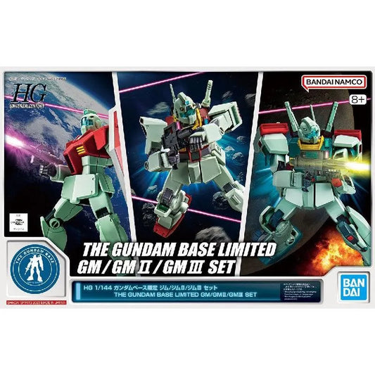 Bandai HG 1/144 The Gundam Base Limited GM/GM II/GM III Set - Kidultverse