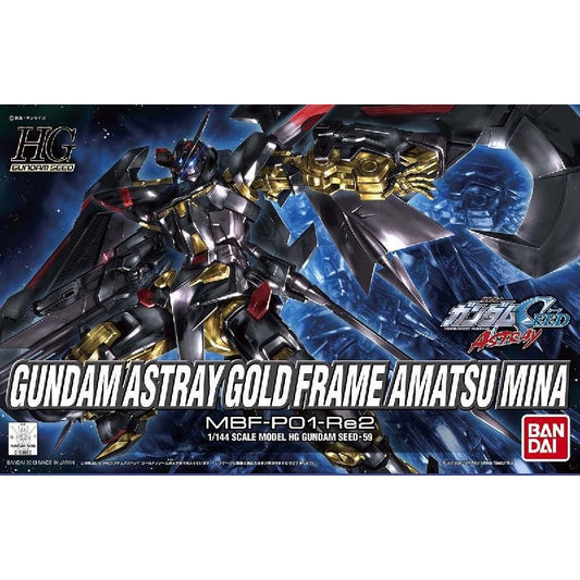 Bandai HGGA 1/144 No.059 MBF-P01-Re2 Gundam Astray Gold Frame Amatsu Mina - Kidultverse