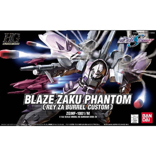 Bandai HGGD 1/144 No.028 ZGMF-1001/M Blaze Zaku Phantom [Rey Za Burrel Custom] - Kidultverse