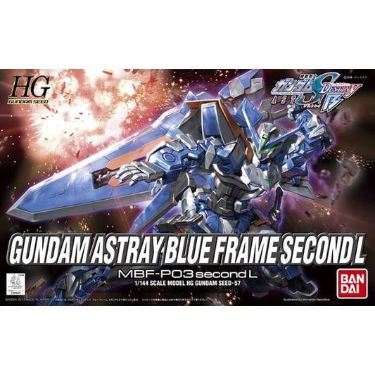 Bandai HGGD 1/144 No.057 MBF-P03 secondL Gundam Astray Blue Frame Second L - Kidultverse