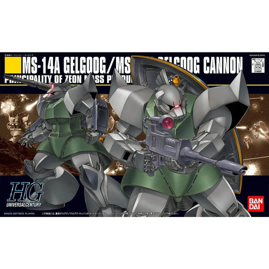 Bandai HGUC 1/144 No.076 MS-14A Gelgoog / MS-14C Gelgoog Cannon - Kidultverse