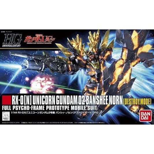 Bandai HGUC 1/144 No.175 RX-0(N) Unicorn Gundam 02 Banshee Norn [Destroy Mode] - Kidultverse