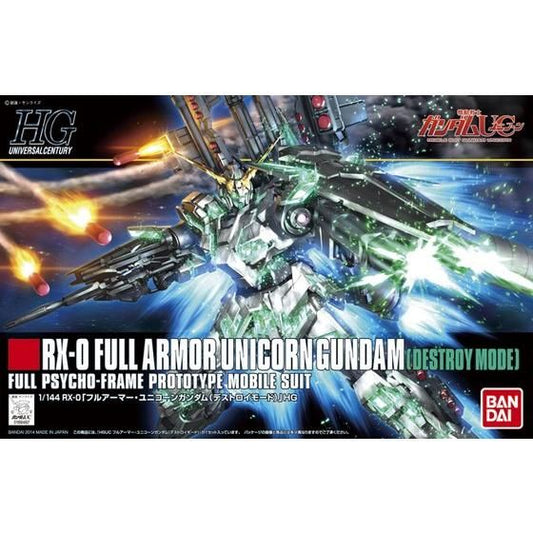 Bandai HGUC 1/144 No.178 RX-0 Full Armor Unicorn Gundam [Destroy Mode] - Kidultverse