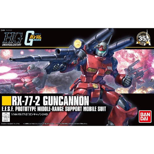 Bandai HGUC 1/144 No.190 RX-77-2 Guncannon [Revive Ver.] - Kidultverse