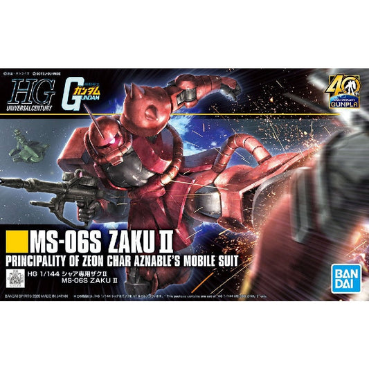 Bandai HGUC 1/144 No.234 MS-06S Char's Zaku II [Revive Ver.] - Kidultverse