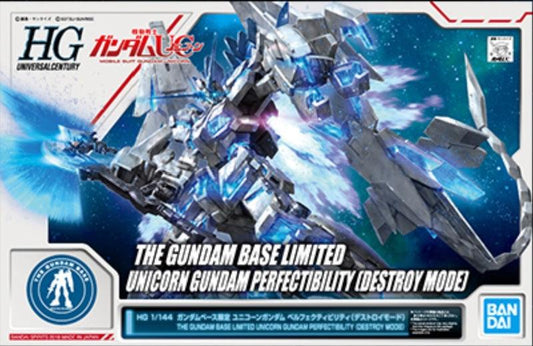 Bandai HGUC 1/144 The Gundam Base Limited Unicorn Gundam Perfectibility [Destroy Mode] - Kidultverse