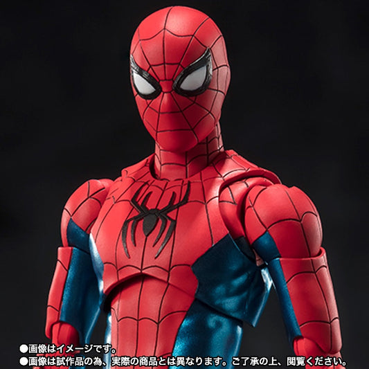 Bandai Marvel: S.H.Figuarts Spider-Man [New Red & Blue Suit] (Spider-Man: No Way Home) - Kidultverse