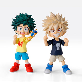 Bandai My Hero Academia: S.H.Figuarts: Izuku Midoriya & Katsuki Bakugo Childhood Set