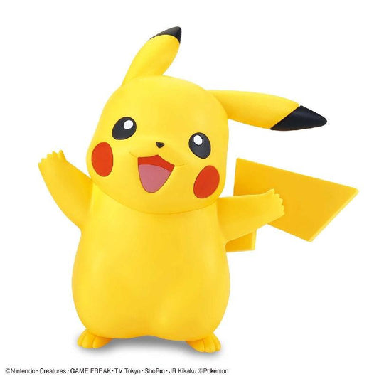 Bandai Pokemon Plastic Model Collection Quick!! 01 Pikachu - Kidultverse