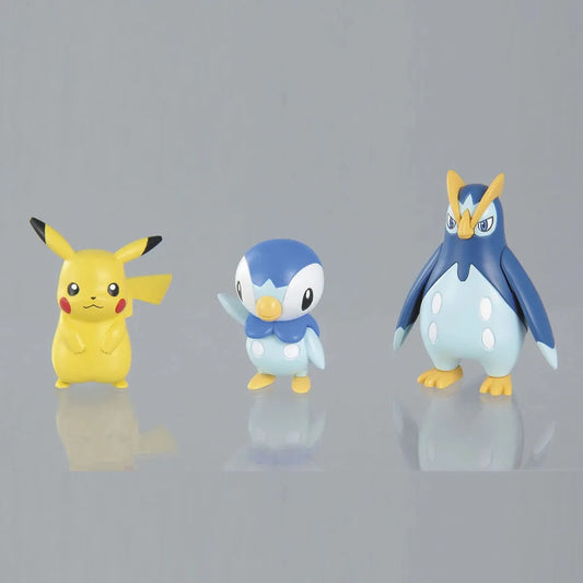 Bandai Pokemon Plastic Model Collection Select: 06 Empoleon Evolution Set - Kidultverse