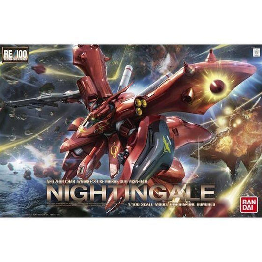 Bandai RE/100 1/100 No.01 MSN-04II Nightingale - Kidultverse