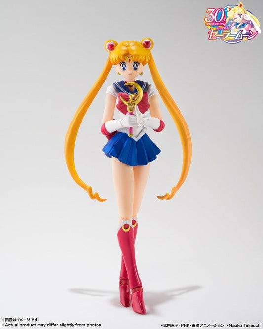 Bandai Sailor Moon: S.H.Figuarts Sailor Moon -Animation Color Edition- [Best Selection] (P-Bandai) - Kidultverse