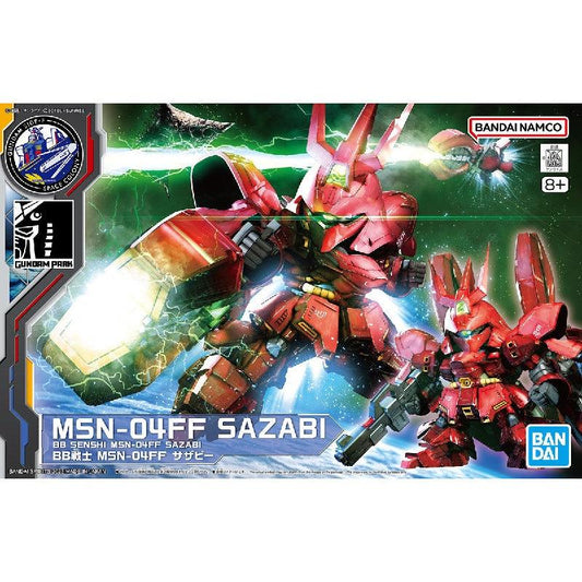 Bandai SD BB Senshi MSN-04FF Sazabi (Gundam Side-F) - Kidultverse
