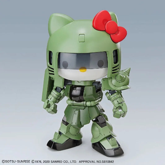 Bandai SD Gundam Cross Silhouette: Hello Kitty / MS-06 Zaku II - Kidultverse