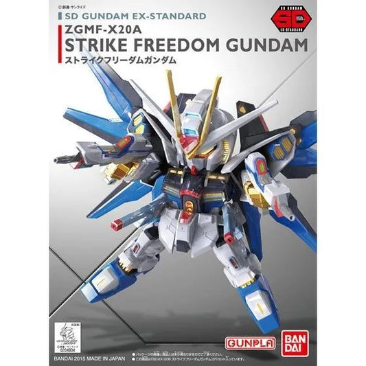 Bandai SD Gundam EX-Standard No.006 ZGMF-X20A Strike Freedom Gundam - Kidultverse
