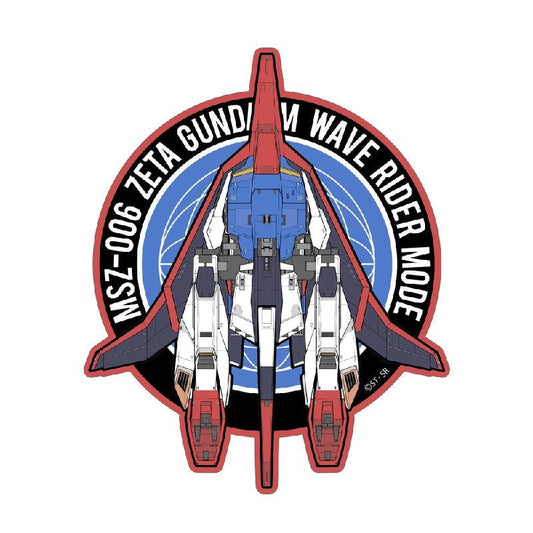 Cospa Mobile Suit Z Gundam: Newly Drawn Wave Rider Sticker - Kidultverse