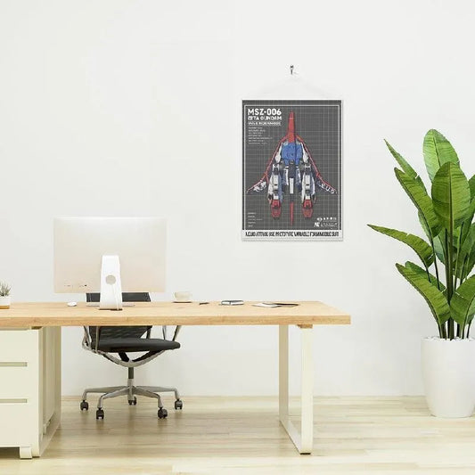 Cospa Mobile Suit Z Gundam: Original Illustration Wave Rider B2 Tapestry - Kidultverse