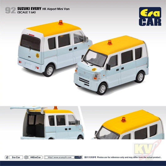 Era Car ERA#92 1/64 Suzuki Every HK Airport Mini Van - Kidultverse