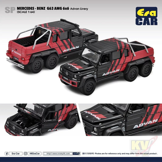 Era Car ERA#SP 1/64 Mercedes Benz G63 AMG6X6 (ADVAN Livery) - Kidultverse