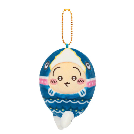 Gray Parka Service Chiikawa: Chiikawa Carp Streamer Plush Mascot Keychain: Usagi - Kidultverse