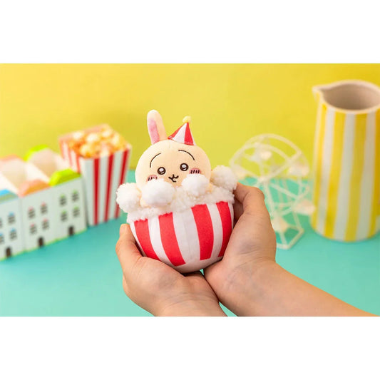 Gray Parka Service Chiikawa: Chiikawa Land Exciting Plush Mascot Keychain: Usagi - Kidultverse