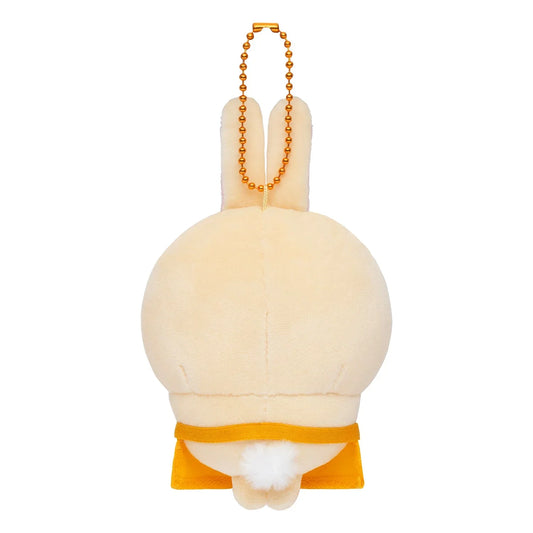 Gray Parka Service Chiikawa: Mogumogu Honpo Limited Staff Plush Mascot Keychain: Usagi (CHGS-0137) - Kidultverse