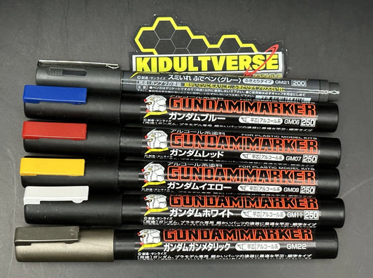 GSI Creos Mr Hobby Gundam Marker GMS-105 Basic Set - Kidultverse