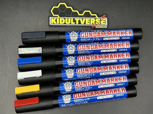 GSI Creos Mr Hobby Gundam Marker GMS-109 Gundam Seed Basic Set - Kidultverse