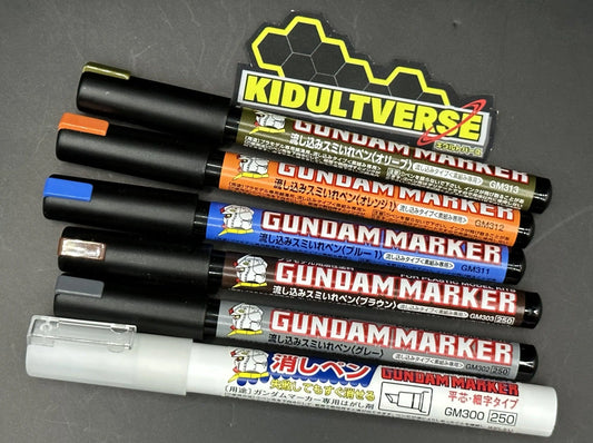 GSI Creos Mr Hobby Gundam Marker GMS-122 Pour Type Set - Kidultverse