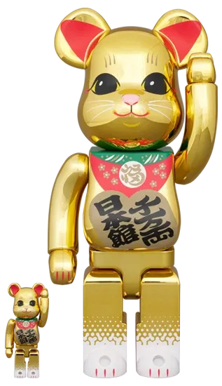 Medicom Toy BE@RBRICK Japan Pavilion Manekineko 100% & 400% (EXPO2025 Exclusive) - Kidultverse