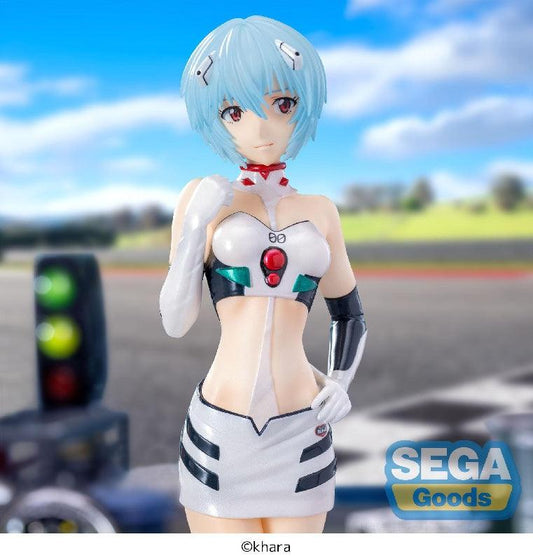 Sega Goods Evangelion: Luminasta Figure: Racing Rei Ayanami Pit Walk - Kidultverse