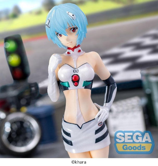 Sega Goods Evangelion: Luminasta Figure: Racing Rei Ayanami Pit Walk - Kidultverse