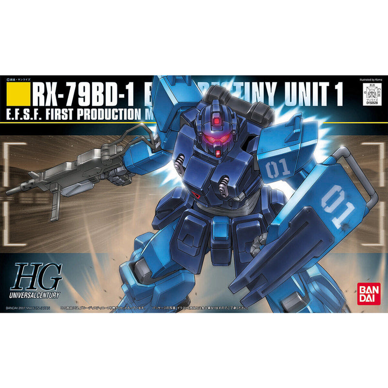Bandai HGUC 1/144 No.080 RX-79BD-1 Blue Destiny Unit 1 - Kidultverse