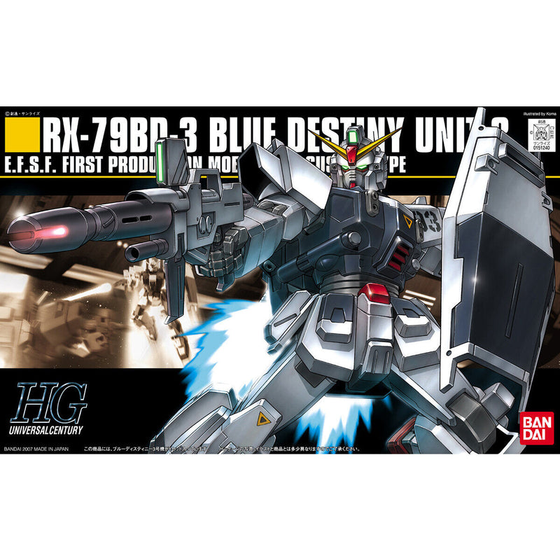 Bandai HGUC 1/144 No.082 RX-79BD-3 Blue Destiny Unit 3 - Kidultverse