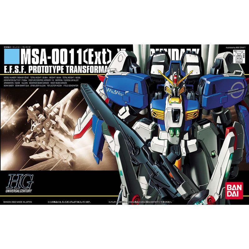 Bandai HGUC 1/144 No.029 MSA-0011[Ext] Ex-S Gundam - Kidultverse