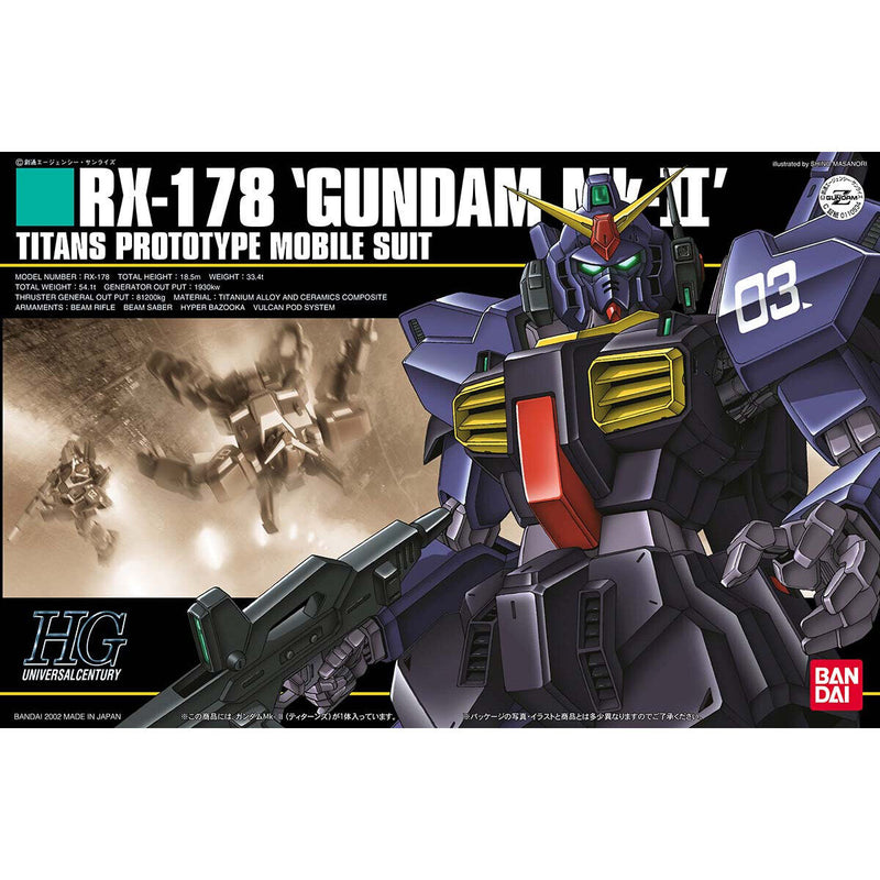 Bandai HGUC 1/144 No.030 RX-178 Gundam Mk-II [Titans] - Kidultverse