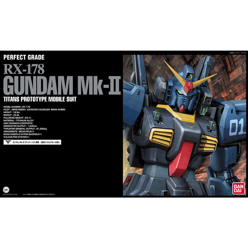 Bandai PG 1/60 No.07 RX-178 Gundam Mk-II (Titans colors) - Kidultverse