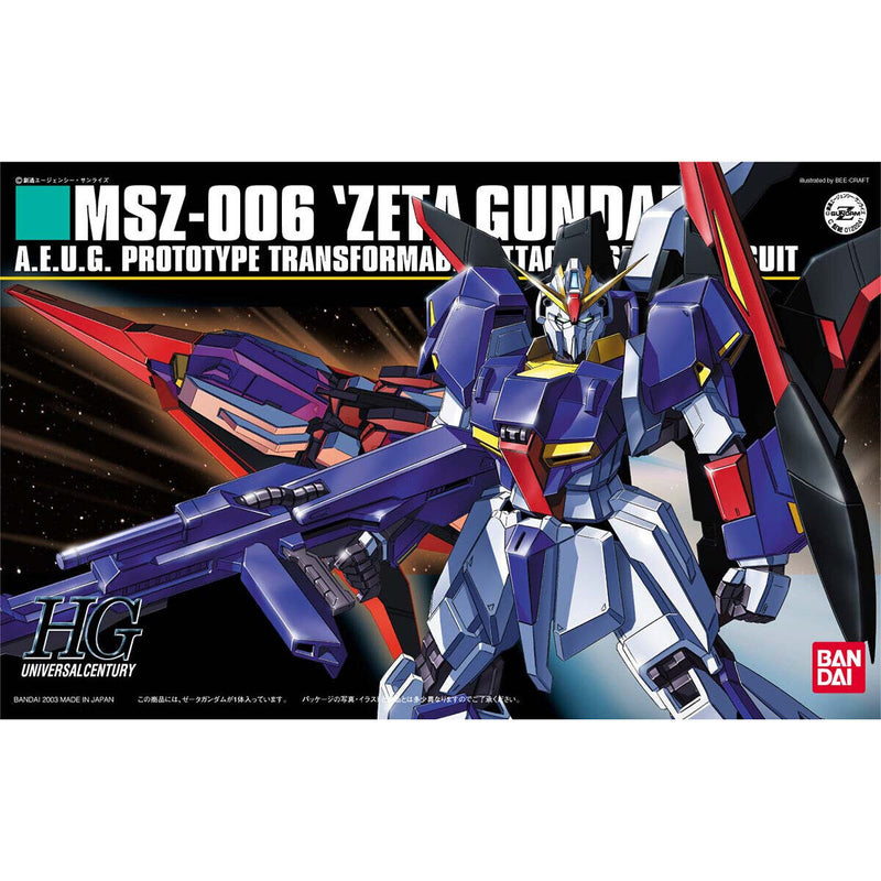 Bandai HGUC 1/144 No.041 MSZ-006 Zeta Gundam - Kidultverse