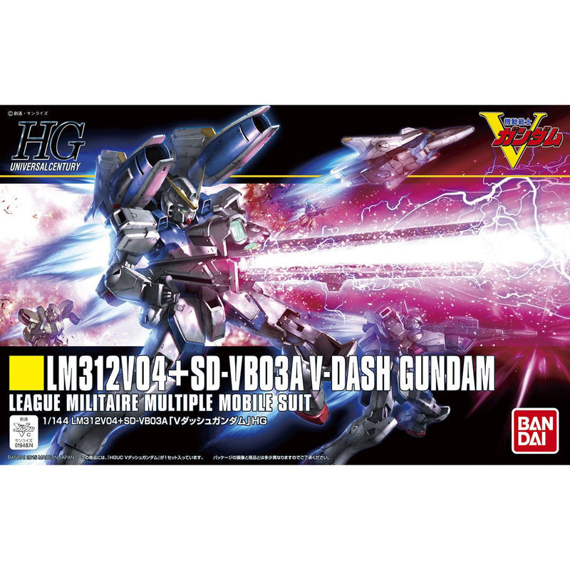 Bandai HGUC 1/144 No.188 LM312V04+SD-VB03A V-Dash Gundam - Kidultverse