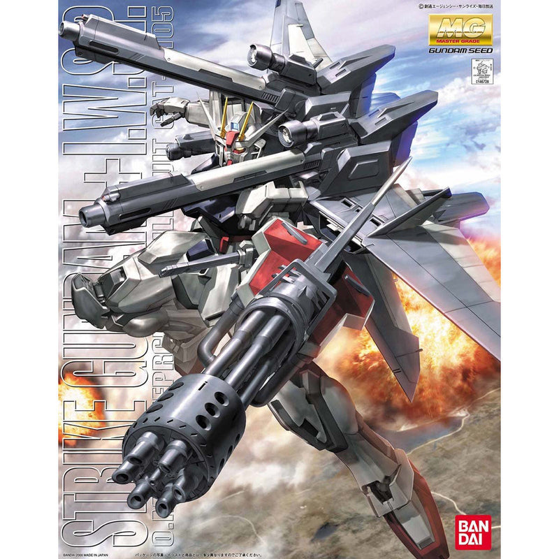 Bandai MG 1/100 No.090 GAT-X105+AQM/E-M1 Strike Gundam + I.W.S.P. - Kidultverse