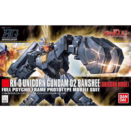 Bandai HGUC 1/144 No.135 RX-0 Unicorn Gundam 02 Banshee [Unicorn Mode] - Kidultverse