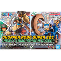 Bandai One Piece Chopper Robo Super No.2 & 3 Heavy Armor & Horn Dozer Set - Kidultverse
