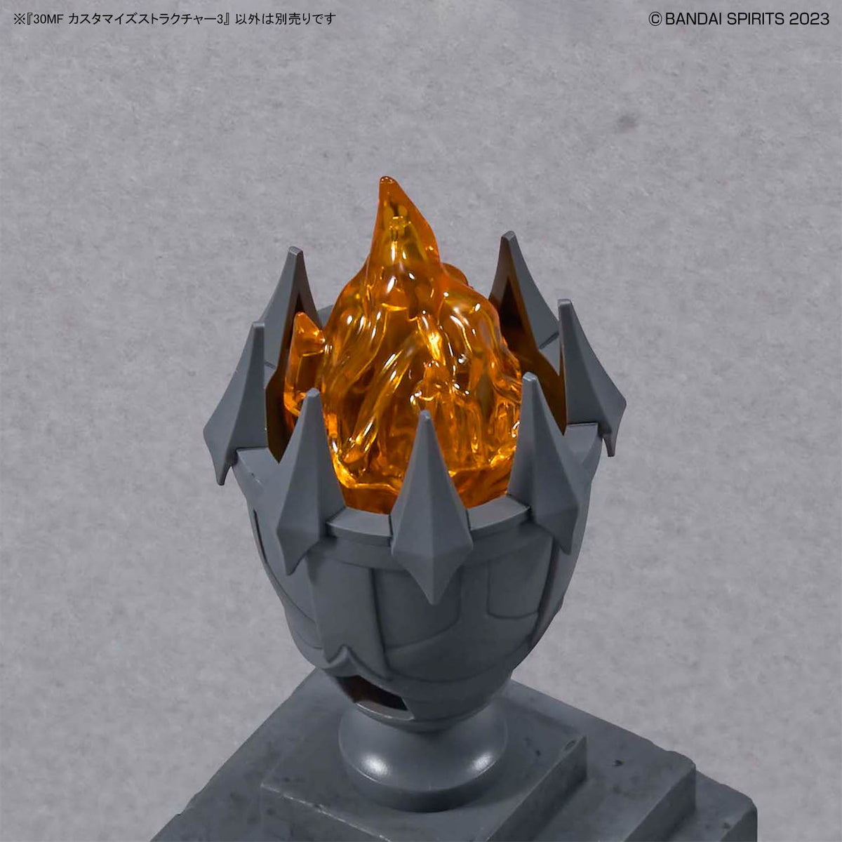 30 Minutes Fantasy 30MF Customize Structure 03 – flame effect on grey brazier stand