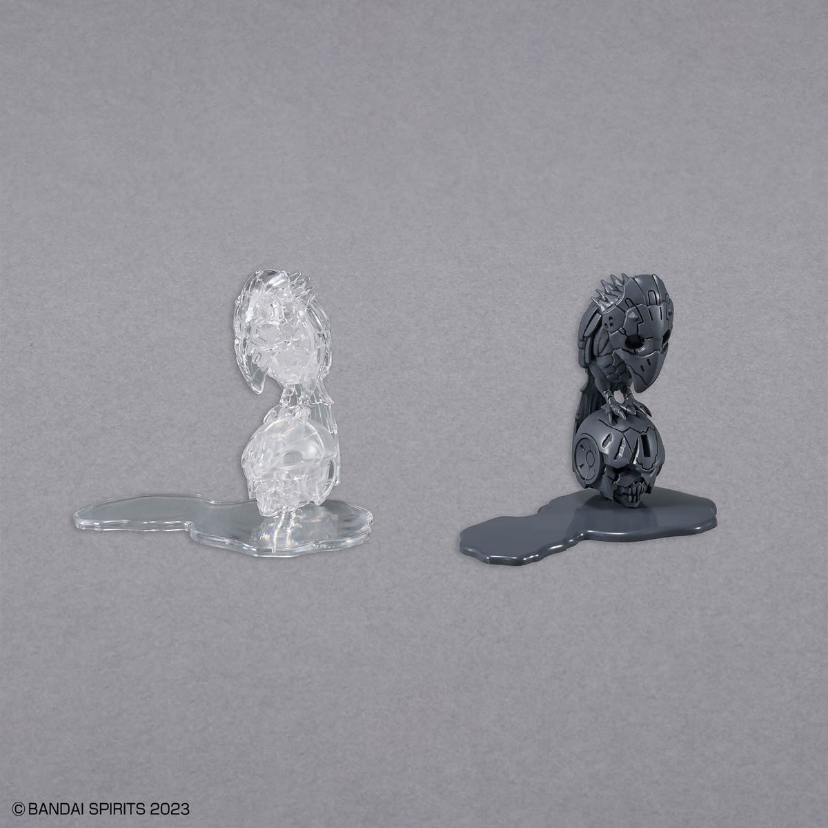30 Minutes Fantasy 30MF Customize Structure 03 – side-by-side clear and grey figures