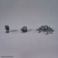 30 Minutes Fantasy 30MF Customize Structure 03 – three grey creature parts side by side