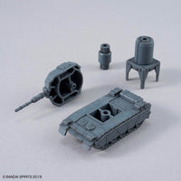 30 Minutes Missions 30MM 1/144 W-39 Option Parts Set 24 – disassembled tank hull and turret parts
