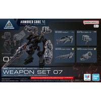 Bandai 30MM Armored Core VI: Fires of Rubicon Balam Industries: Option Parts No.07 Weapon Set 07