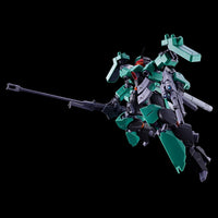 HG 1/144 Reben-Wolf – three-quarter rear view with rifle extended